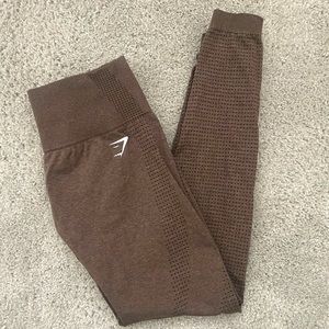 Gymshark Vital Seamless 2.0 leggings in brown marl